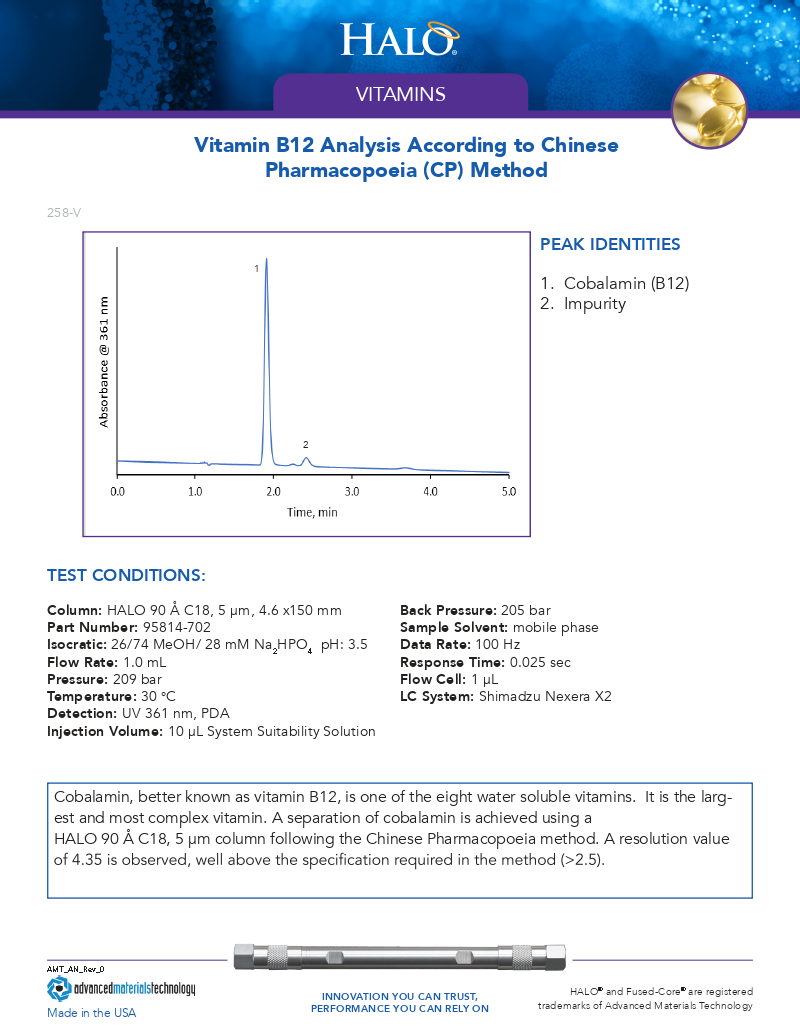 Vitamin B12 Analysis